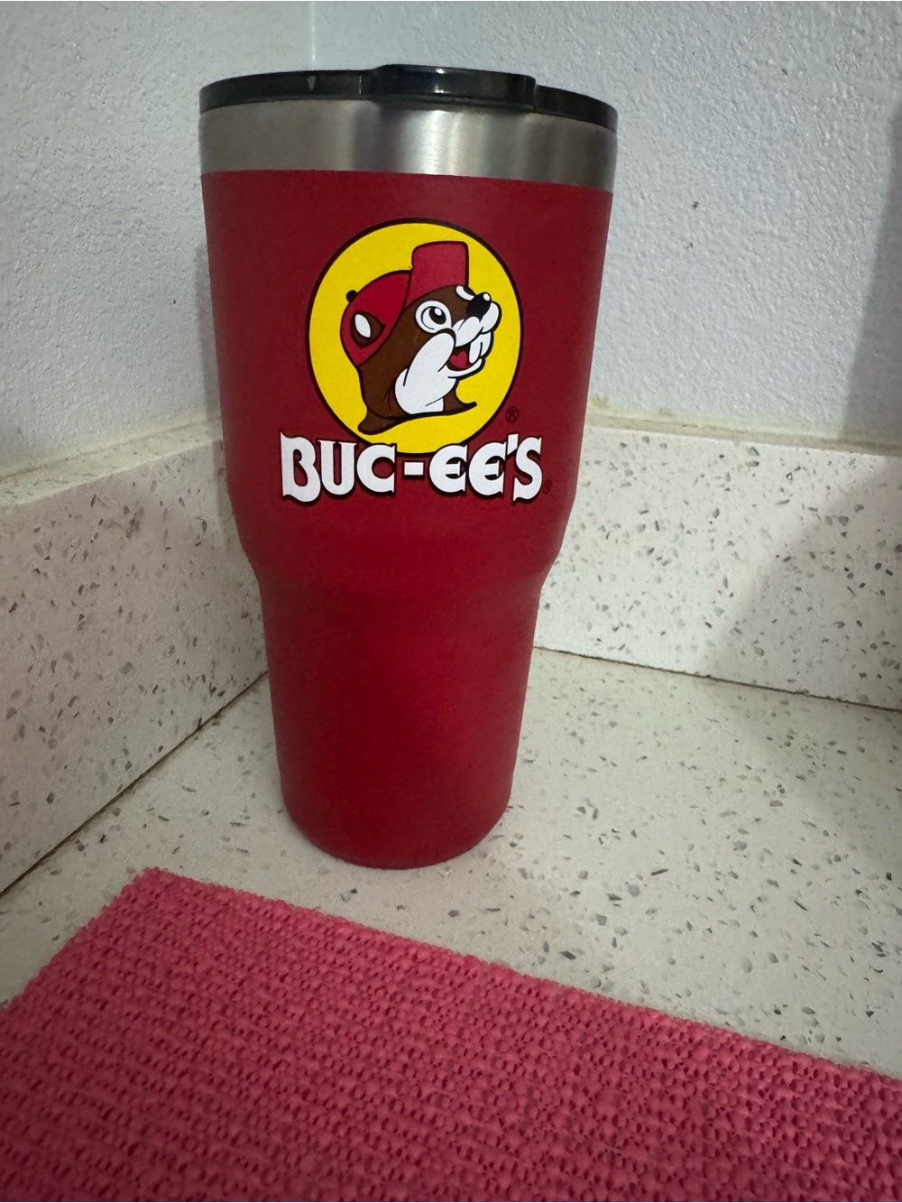 Red Insulated Travel Tumbler